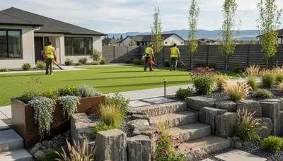 Landscaping services in Spokane, WA by Landscape Design Spokane for residential outdoor spaces