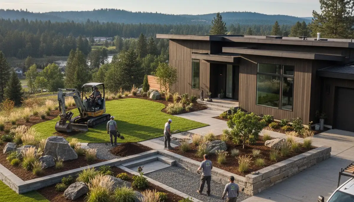 Landscape design team serving Spokane, WA for custom outdoor spaces