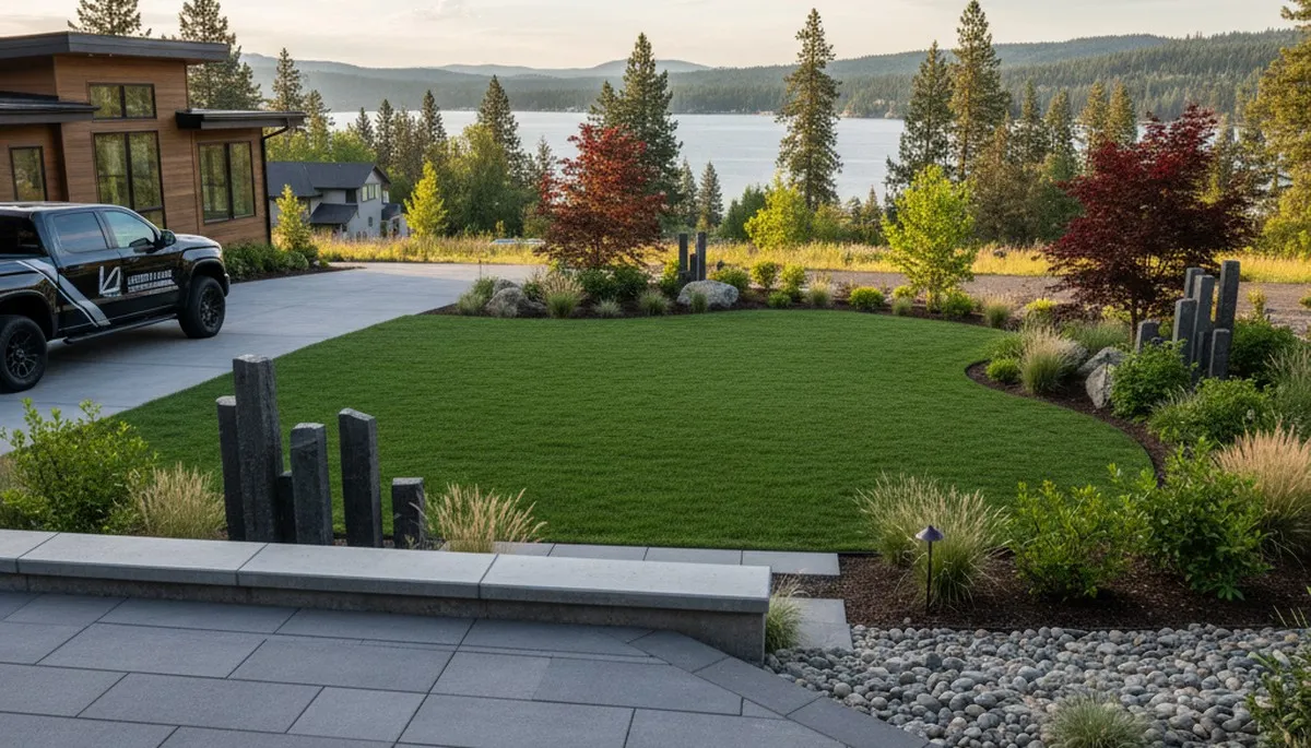 Landscaping crew serving Spokane, WA with professional landscape design and installation services