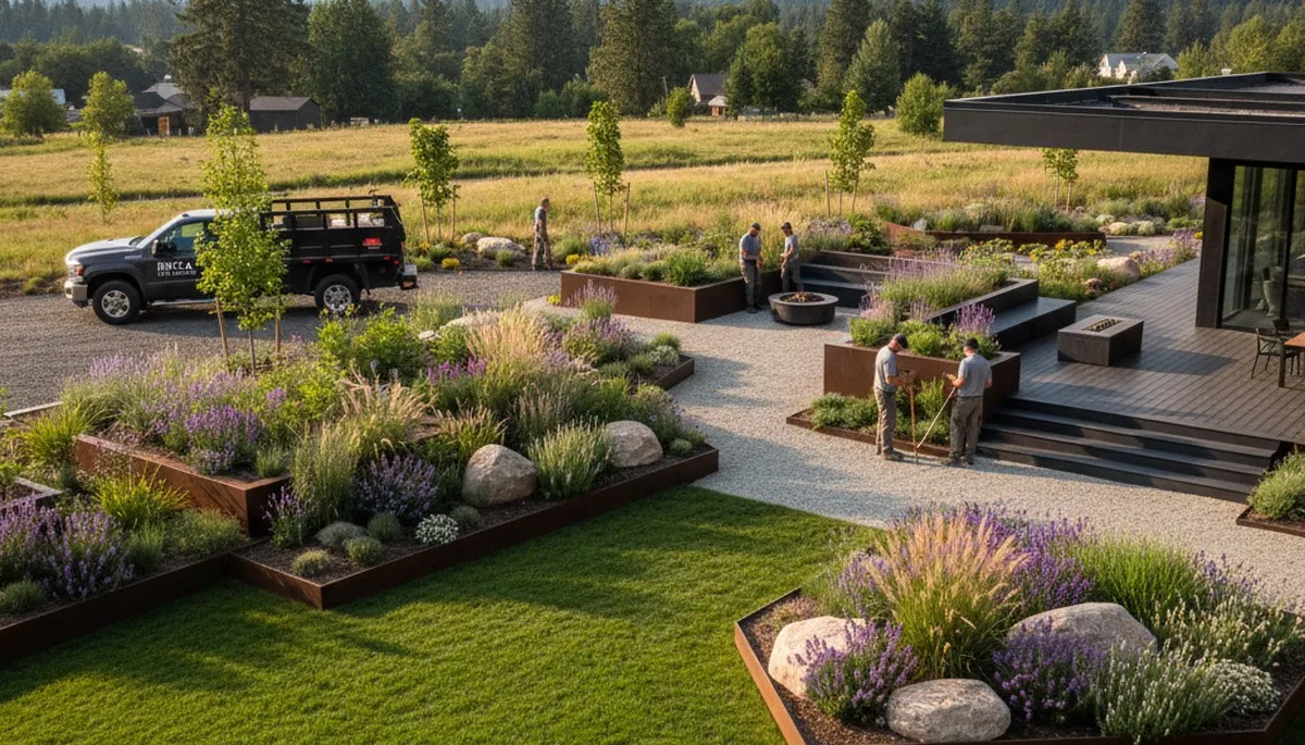 Landscaping design service in Spokane, WA for residential outdoor spaces