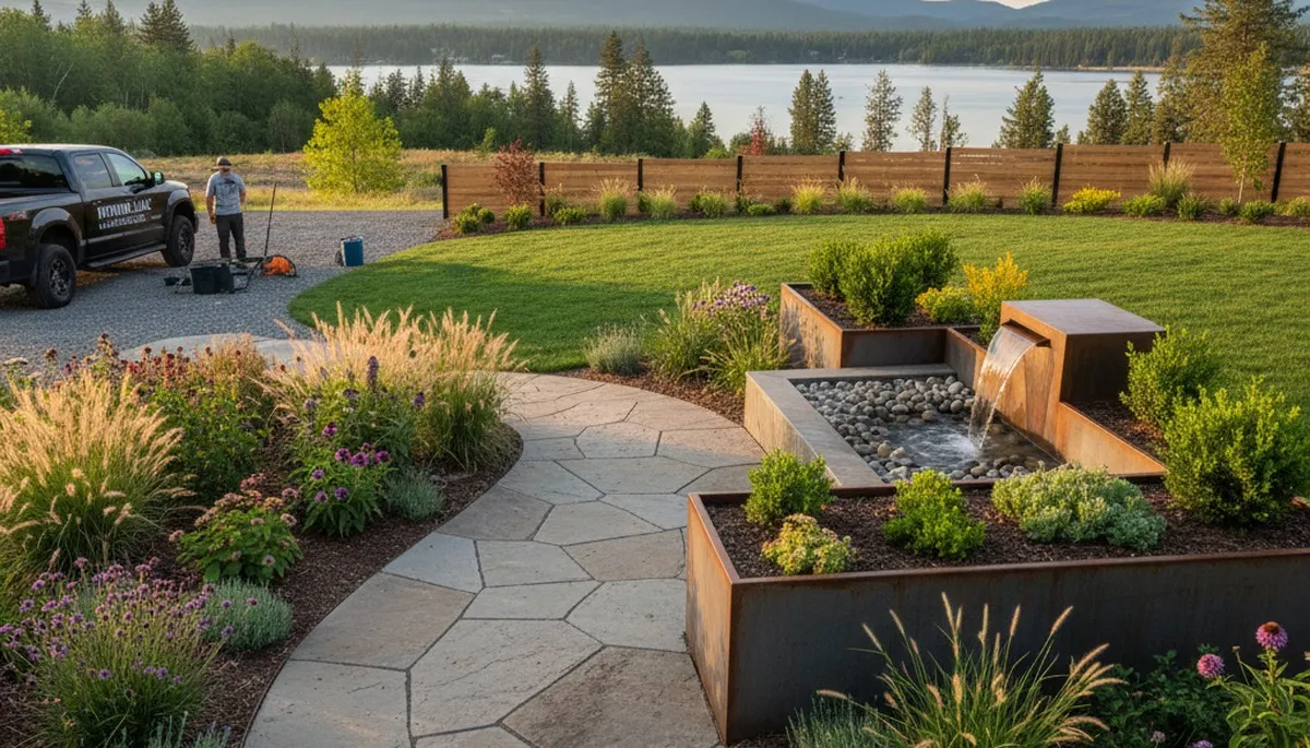 Landscaping service in Spokane, WA for custom outdoor design and maintenance
