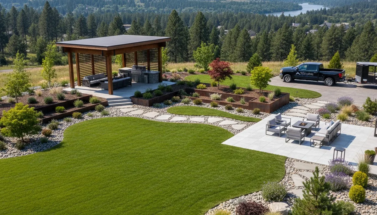 Spokane, WA landscaping design team providing professional outdoor living space planning and installation