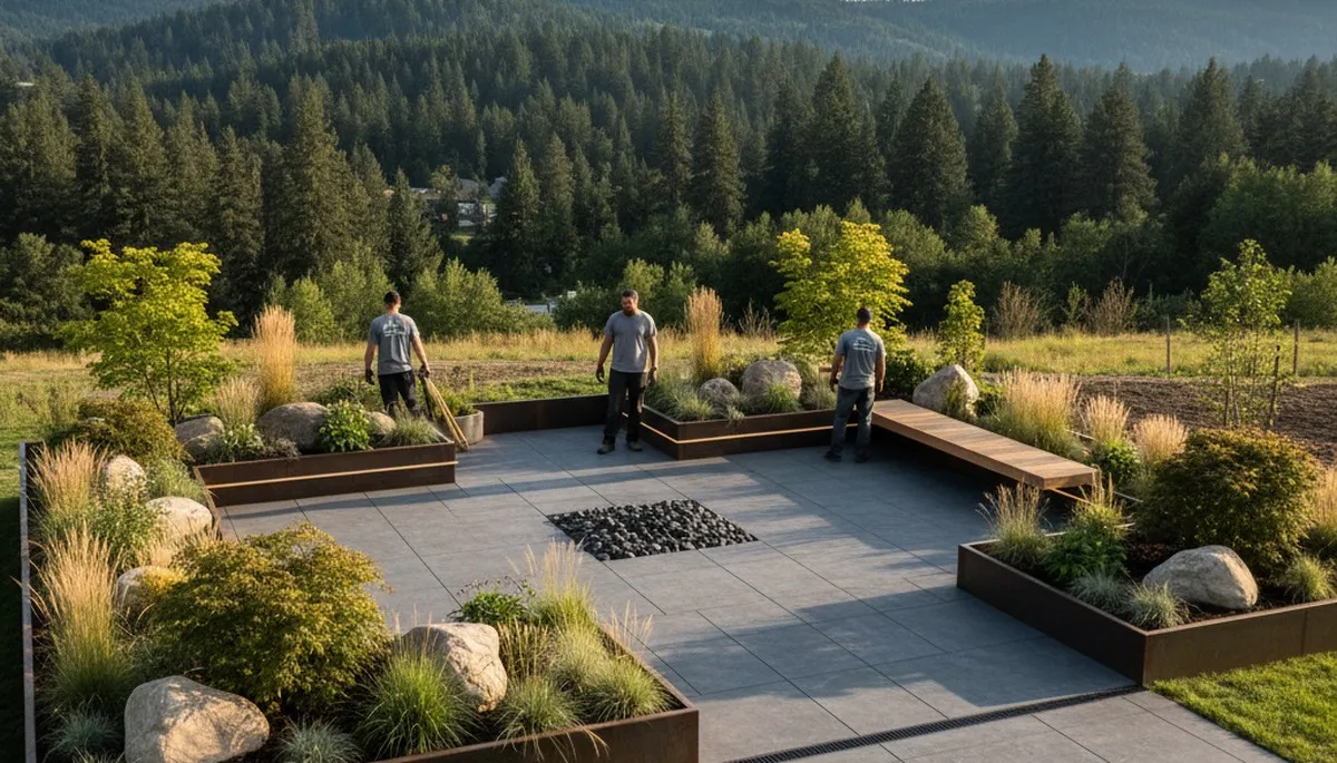 Landscaping design team serving Spokane, WA for residential and commercial outdoor spaces
