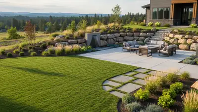 Landscaping service in Spokane, WA for residential yard design and outdoor improvement